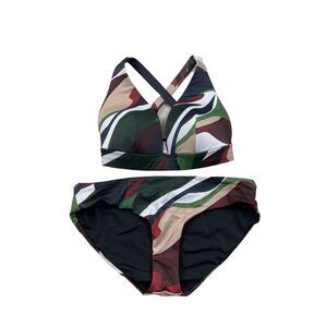 Multicolor Women's Bikini Set